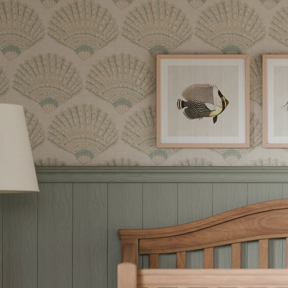 Beachcomber Wallpaper - Sand - Lucie Annabel