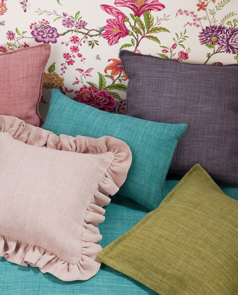 Beauchamp Wallpaper - Rose Persan - 03111-01 - Manuel Canovas