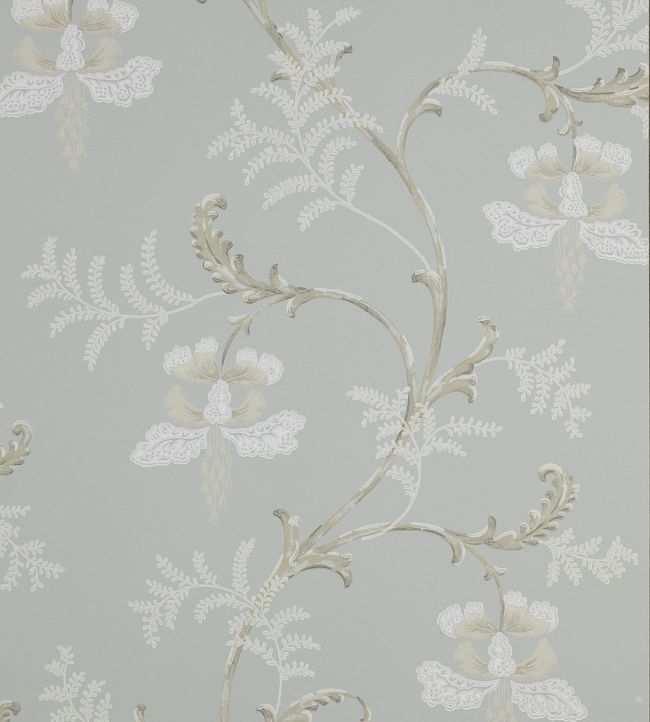 Bellflower Wallpaper - Old Blue - Colefax & Fowler