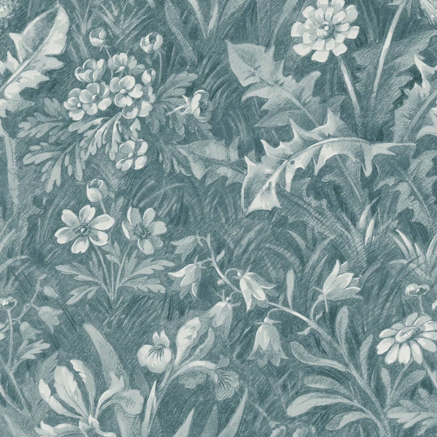 Beltane Wallpaper - Euphorbia - House of Hackney