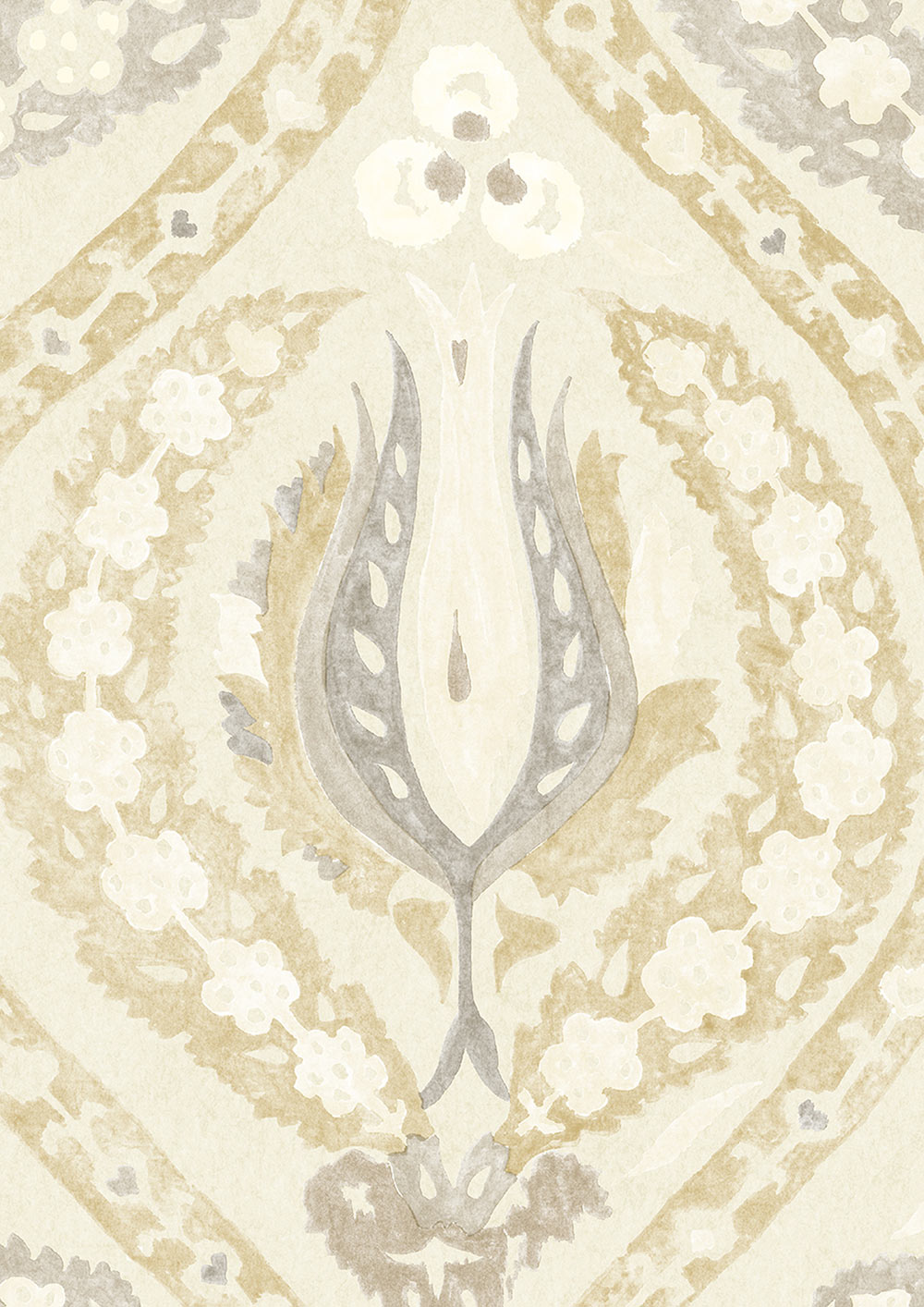 Benaki Wallpaper - Beige Biscuit