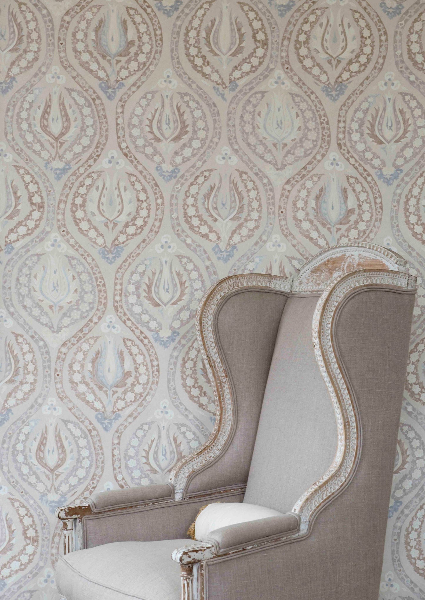 Benaki Wallpaper - Blue Mink