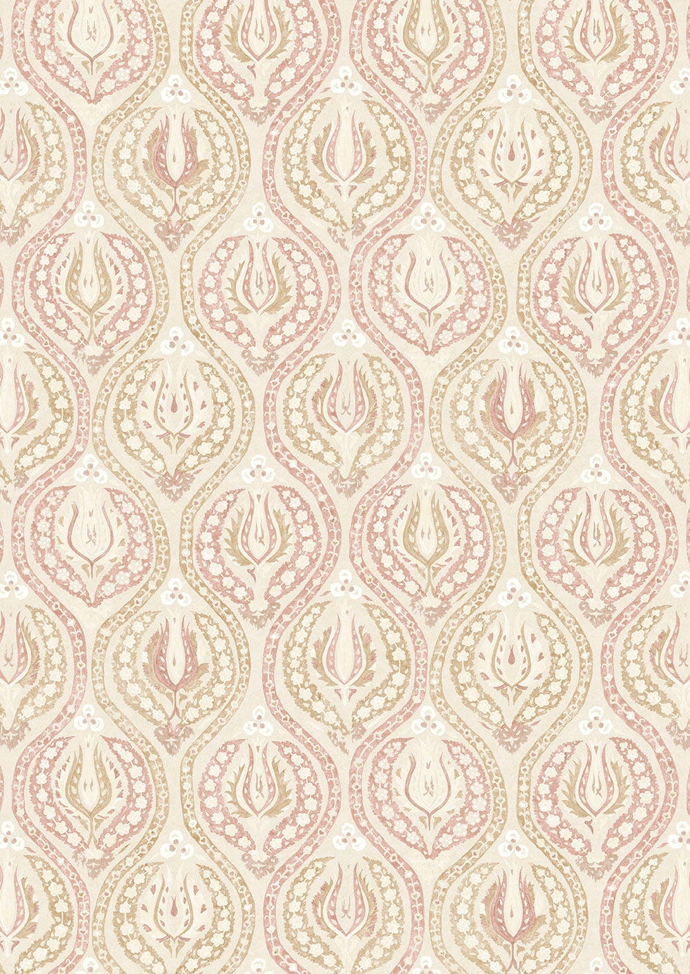 Benaki Wallpaper - Pink Cocoa