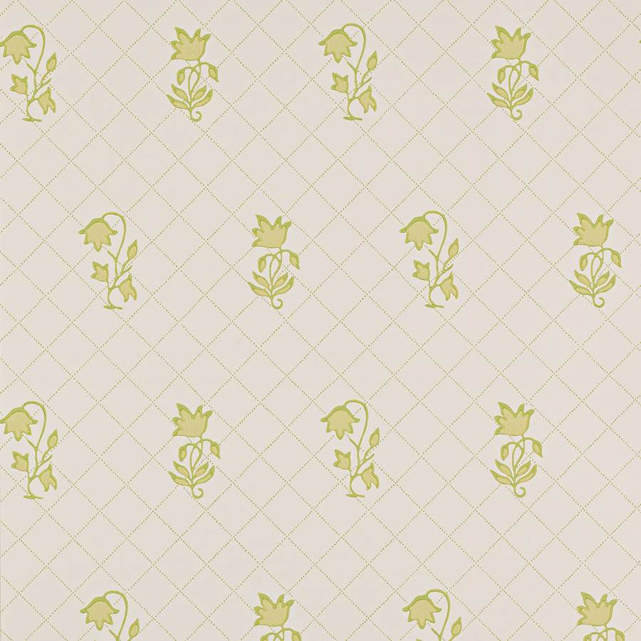 Berkeley Sprig Wallpaper - Lime - Colefax & Fowler