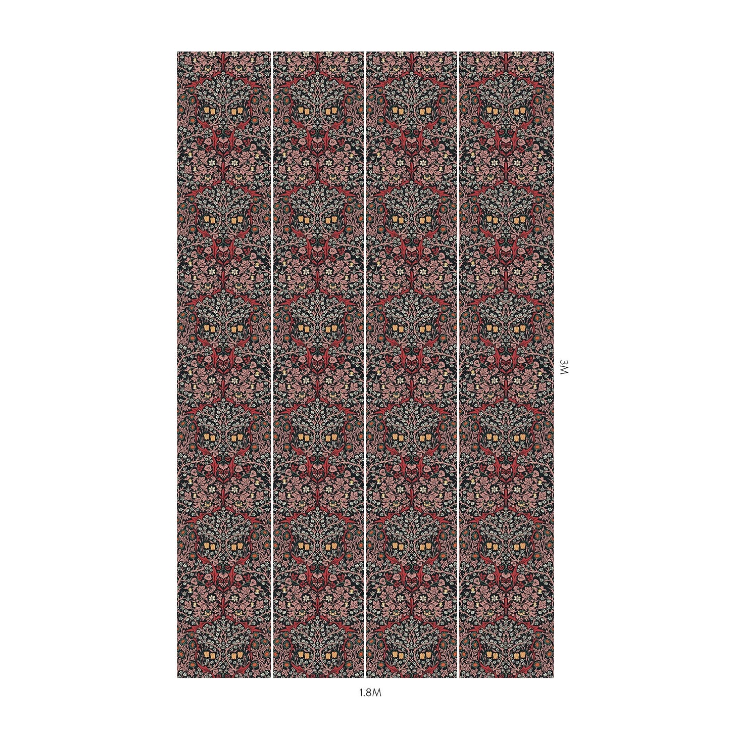 Blackthorn Wallpaper - Tourmaline - House of Hackney