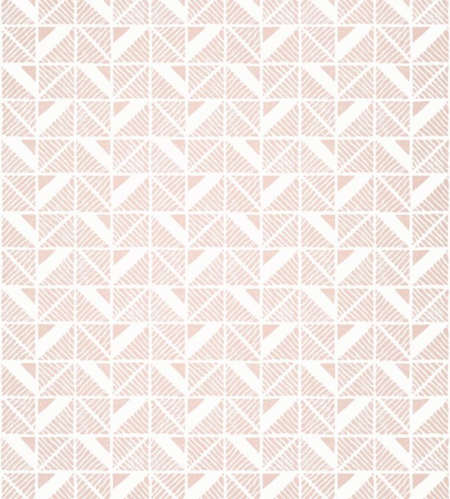 Bloomsbury Square Wallpaper - Blush - AT23113 - Anna French