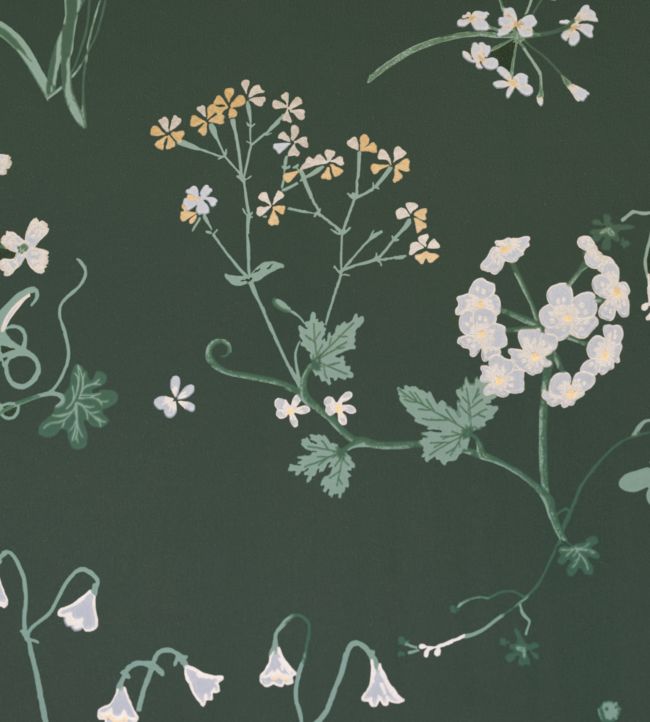 Botanica Wallpaper - Woodland Green - BG2400201 - Barneby Gates