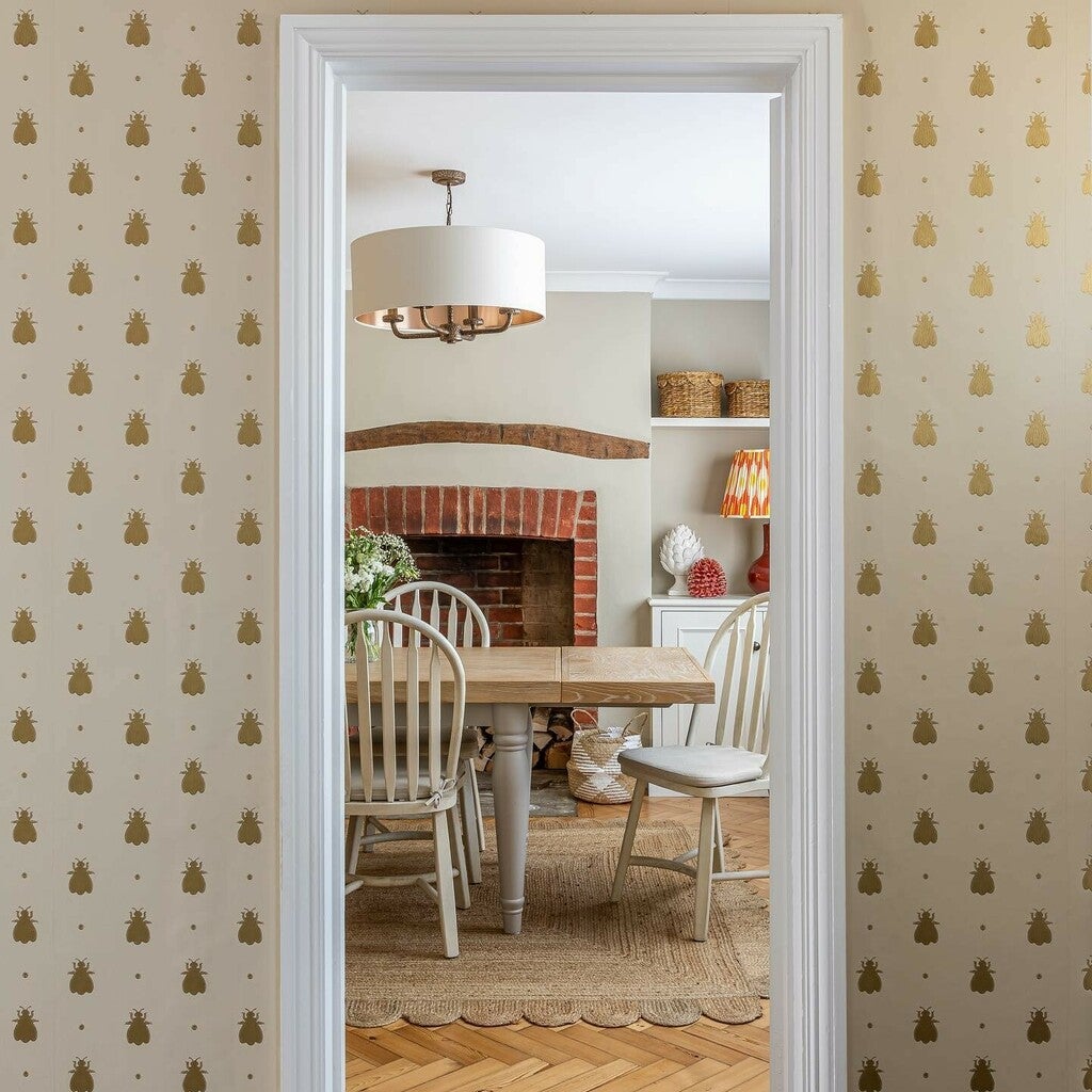 Bumble Bee Wallpaper - Stirabout - 593 - Farrow & Ball