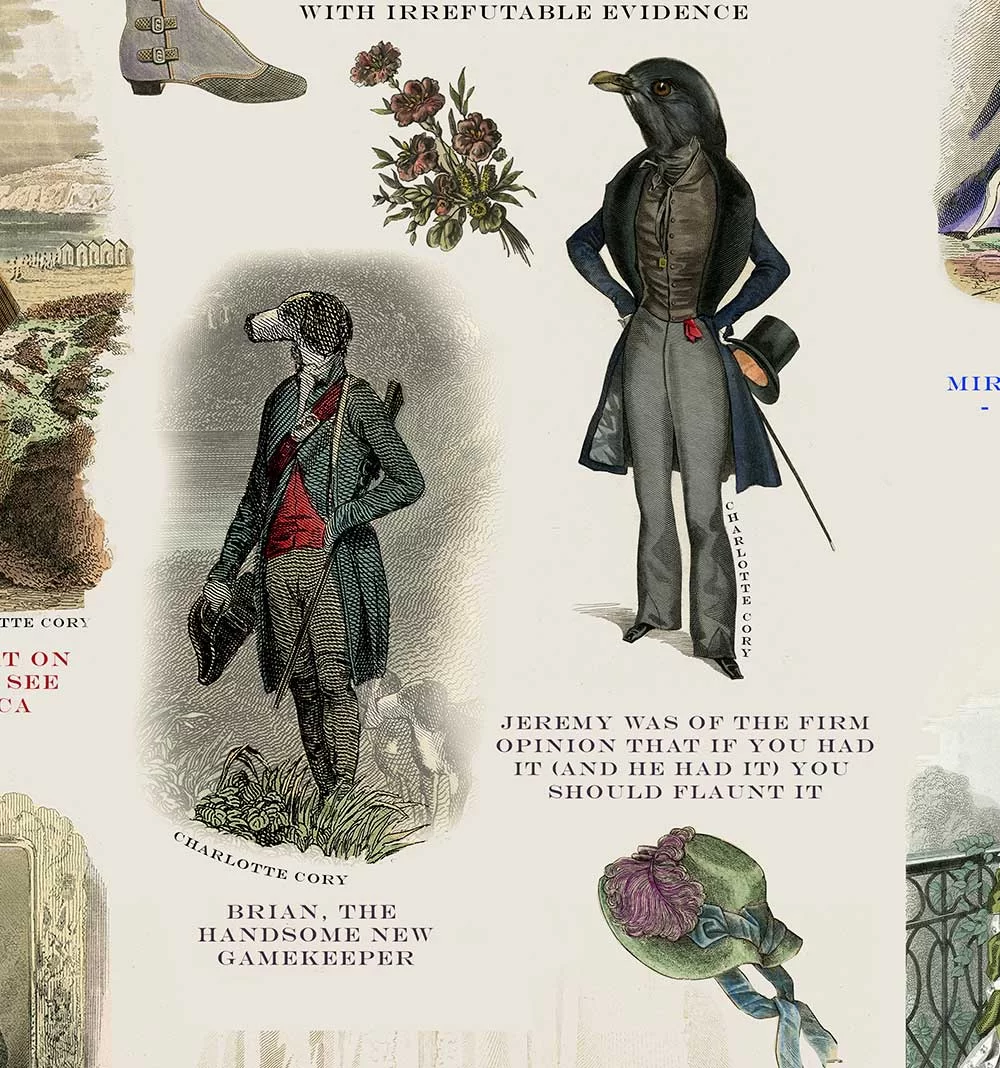 Fashionista Wallpaper - Multi-coloured - The Graduate Collection