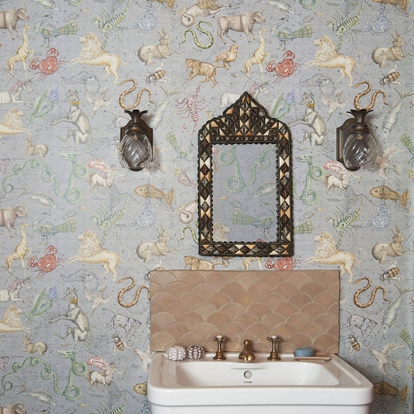 COSMOS Wallpaper - Celestial-Blue - House of Hackney