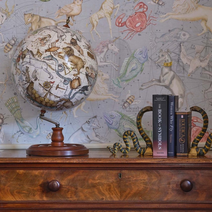 COSMOS Wallpaper - Celestial-Blue - House of Hackney