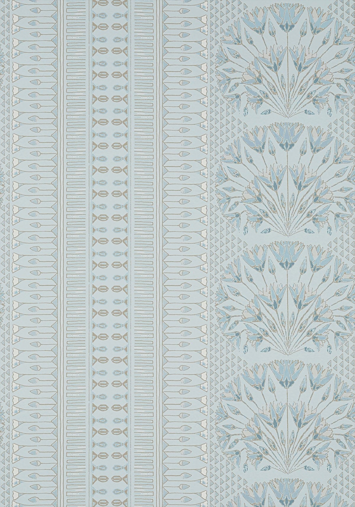 Cairo Wallpaper - Spa Blue - AT9627 - Anna French