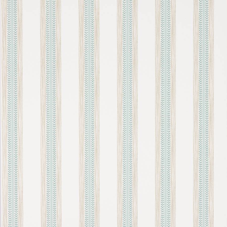 Camber Stripe Wallpaper - Aqua/Beige - J199W-03 - Jane Churchill