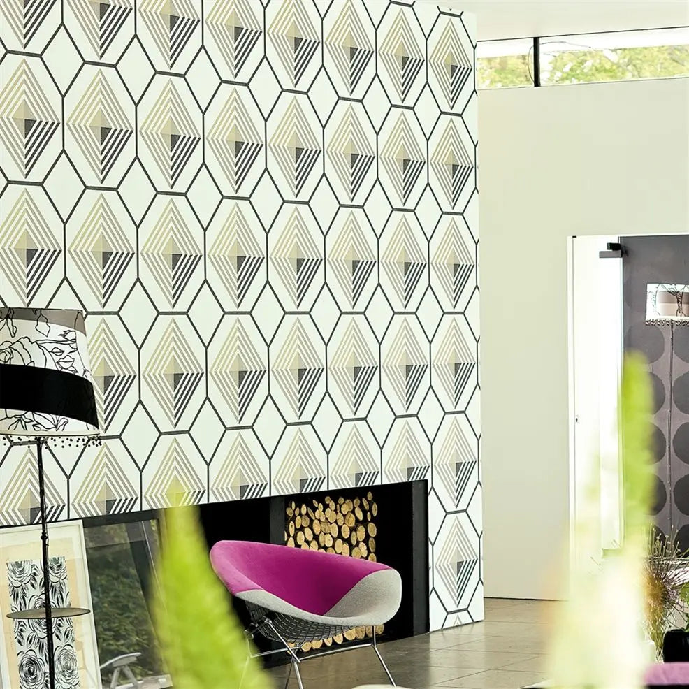 Carlu Wallpaper - Nickel - P530/04 - Designers Guild