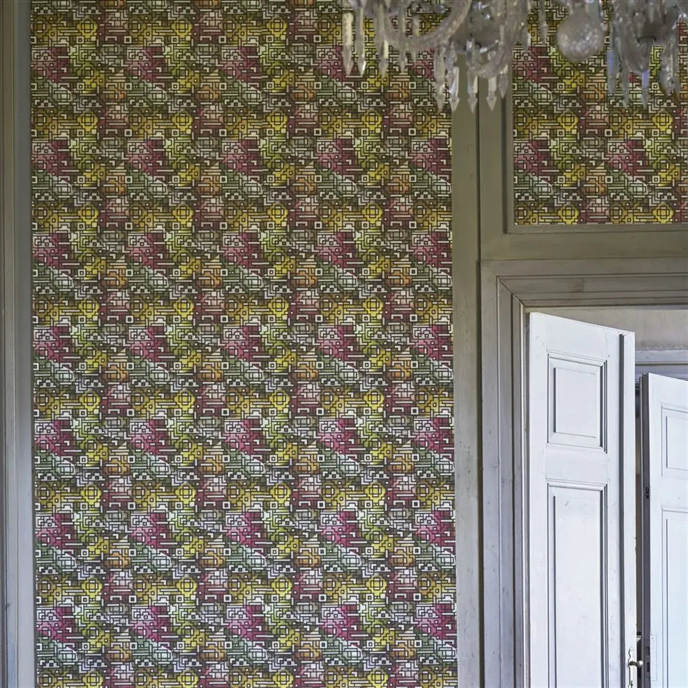 Casablanca Wallpaper - Berry - PDG1048/01 - Designers Guild