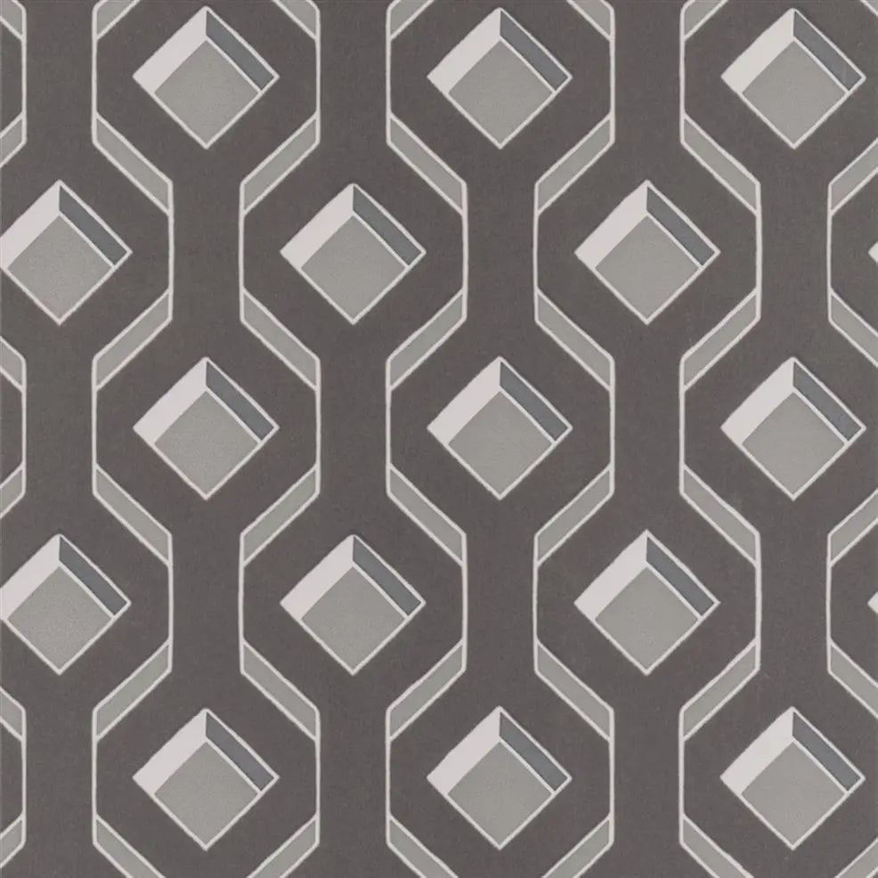 Chareau Wallpaper - Zinc - PDG1053/03 - Designers Guild