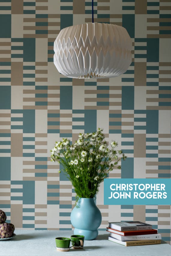 Check Wallpaper - Roasted Macadamia - 6003 - Farrow & Ball