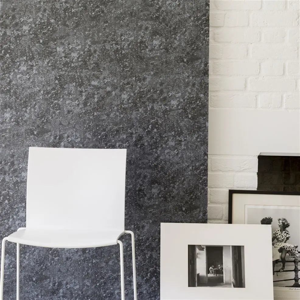 Chiazza Wallpaper - Silver - PDG683/01 - Designers Guild