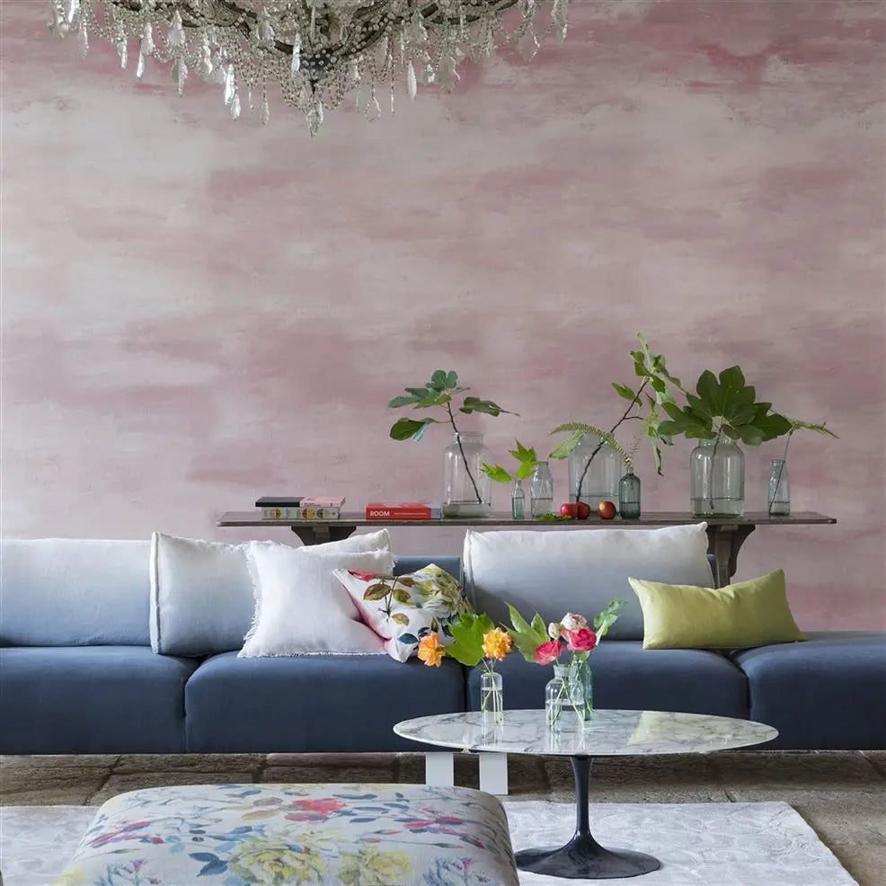 Cielo Wallpaper - Pale Rose - PDG677/06 - Designers Guild