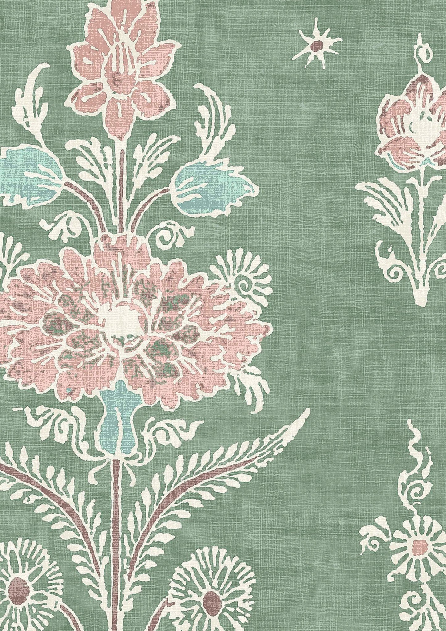 Citadel Wallpaper - Green Glaze