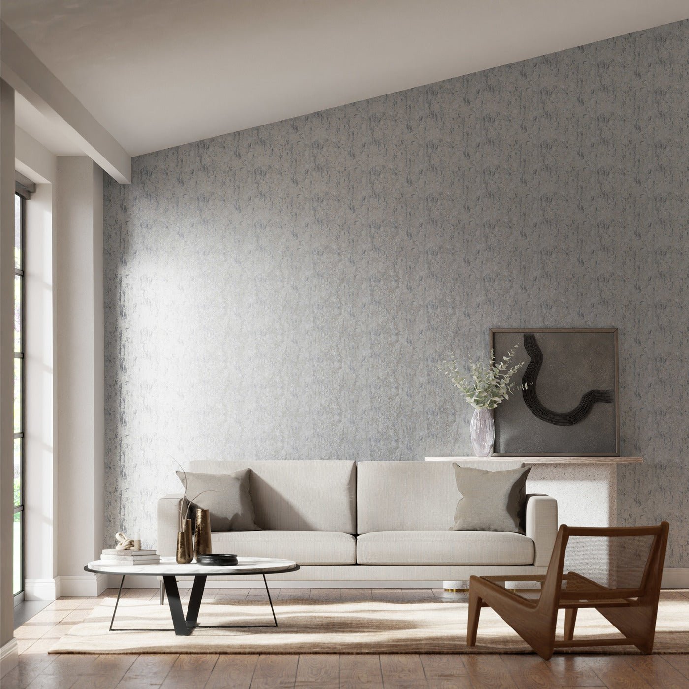 Cobra Wallpaper - Sapphire - EANT111170 - Harlequin