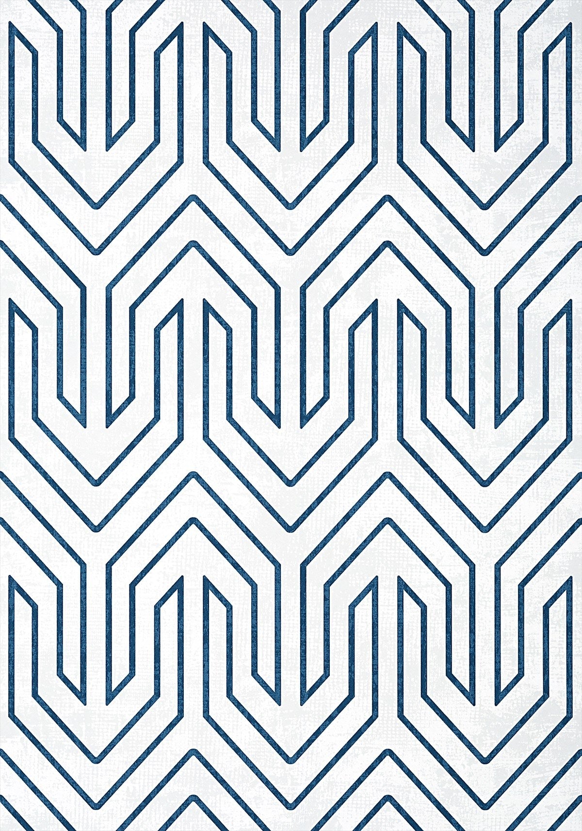 Colburn Chevron Wallpaper - Navy - AT9614 - Anna French