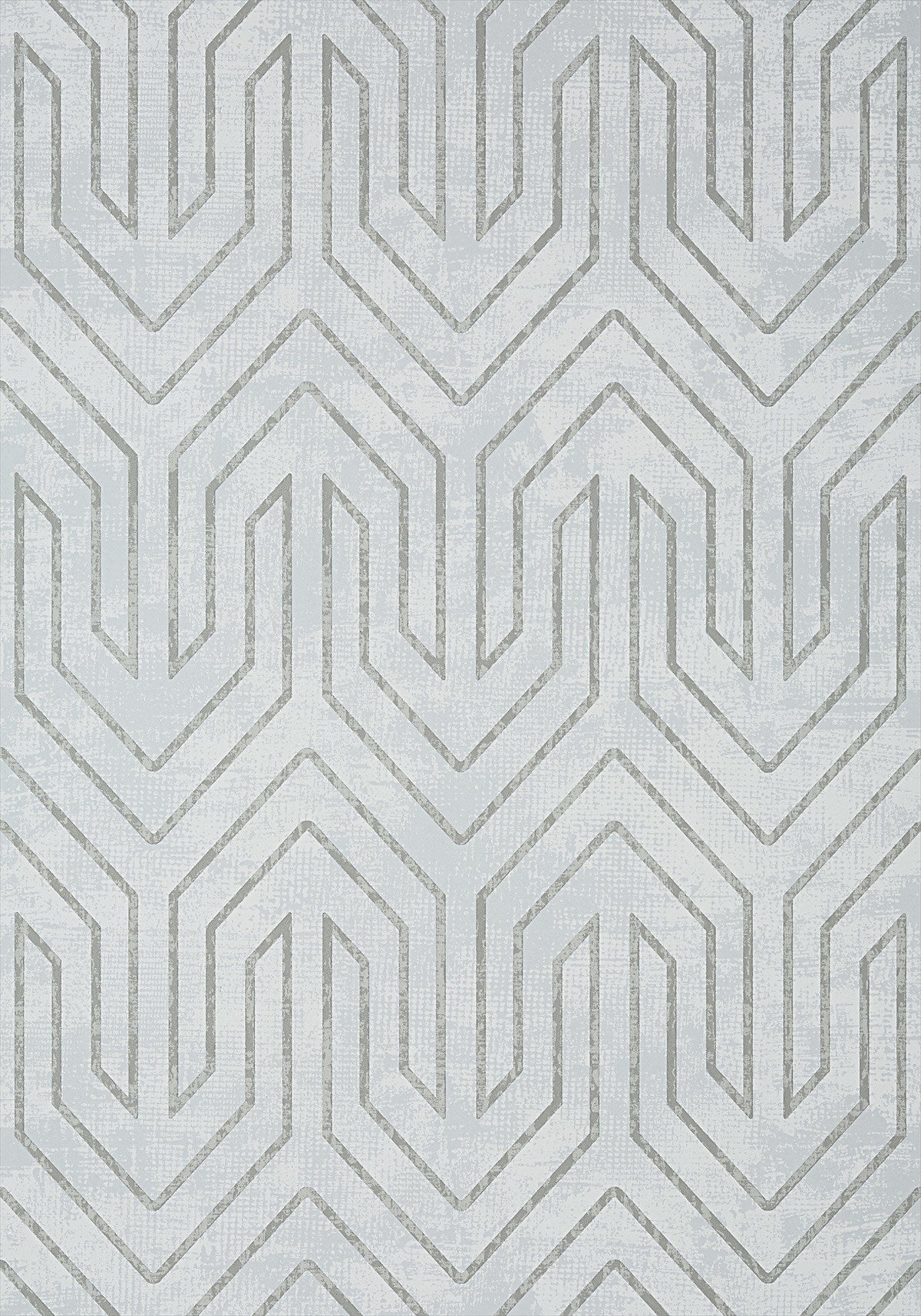 Colburn Chevron Wallpaper - Spa Blue - AT9612 - Anna French
