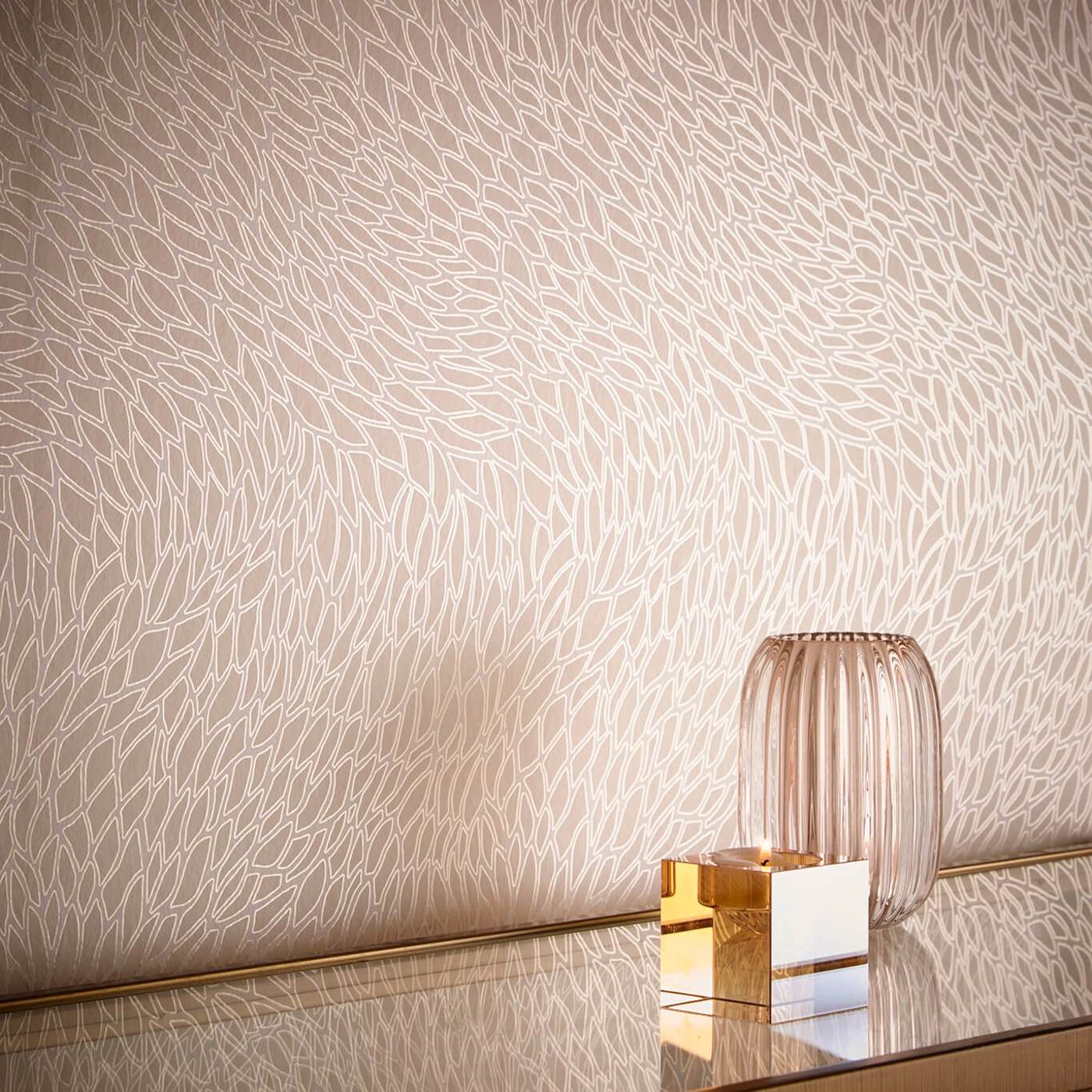 Corallino Wallpaper - Ivory - Clarke & Clarke