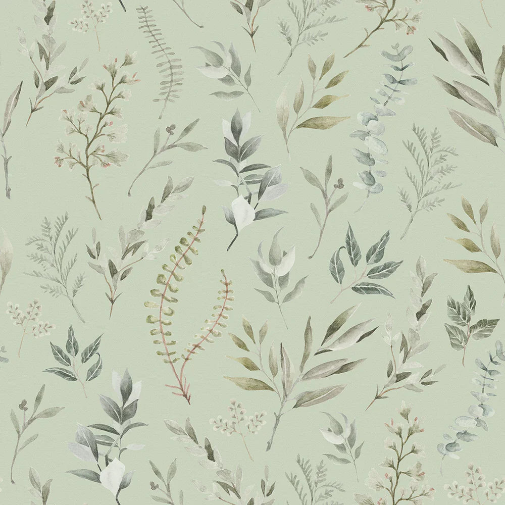 Countryside Trail Wallpaper - Shades of Green - Lucie Annabel