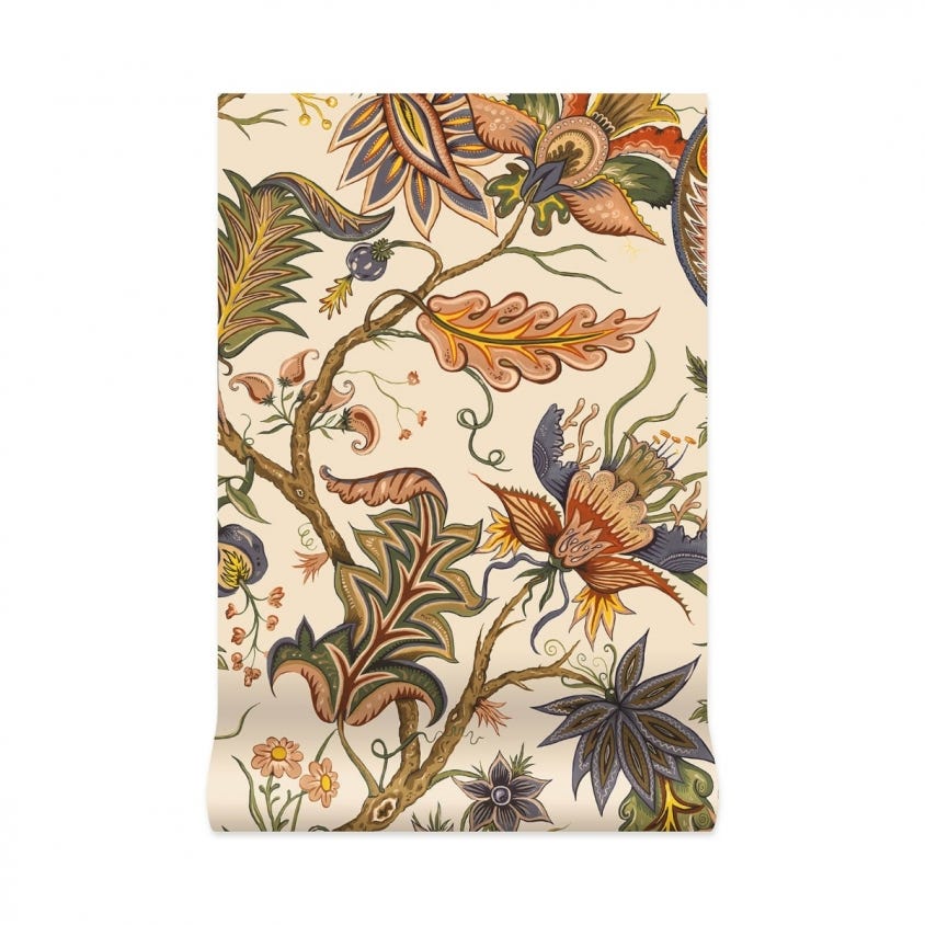 DAMAS Wallpaper - Cream - House of Hackney