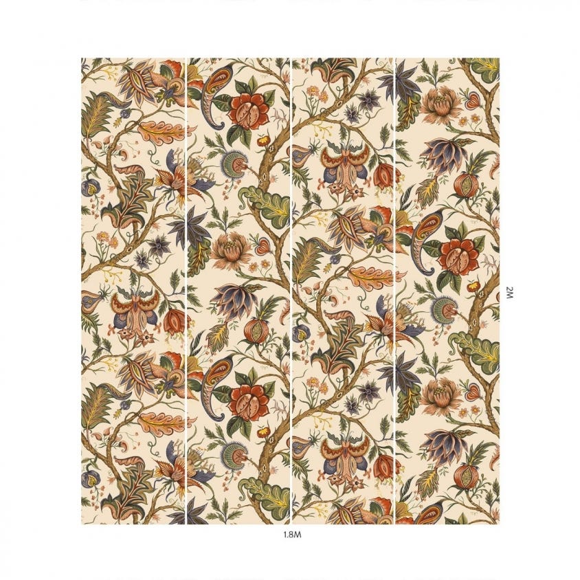 DAMAS Wallpaper - Cream - House of Hackney