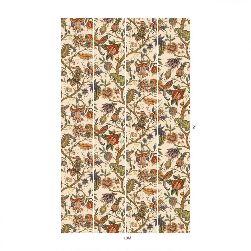 DAMAS Wallpaper - Cream - House of Hackney