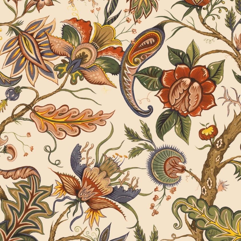 DAMAS Wallpaper - Cream - House of Hackney