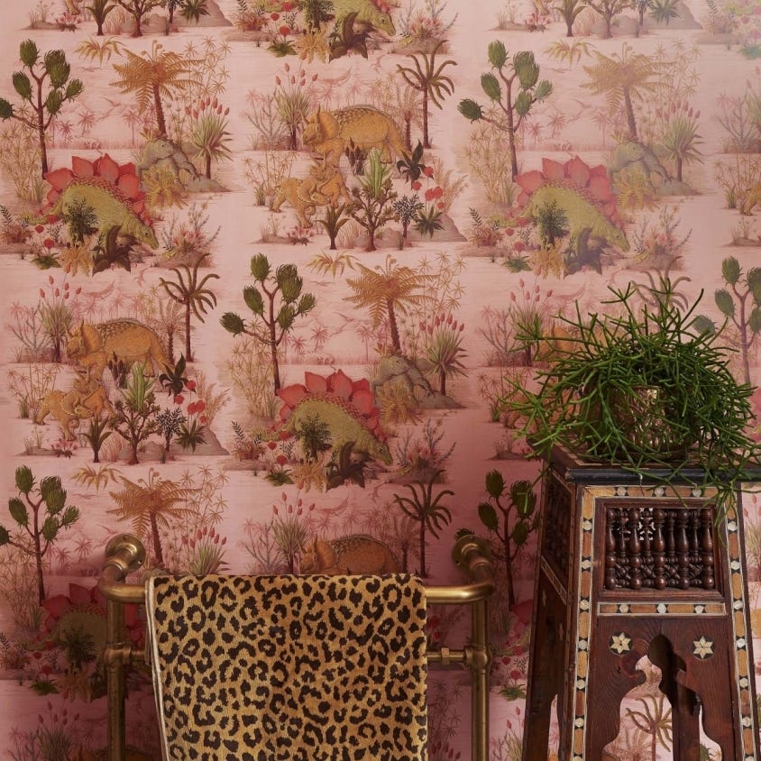 DINOSAURIA Wallpaper - Plaster - House of Hackney
