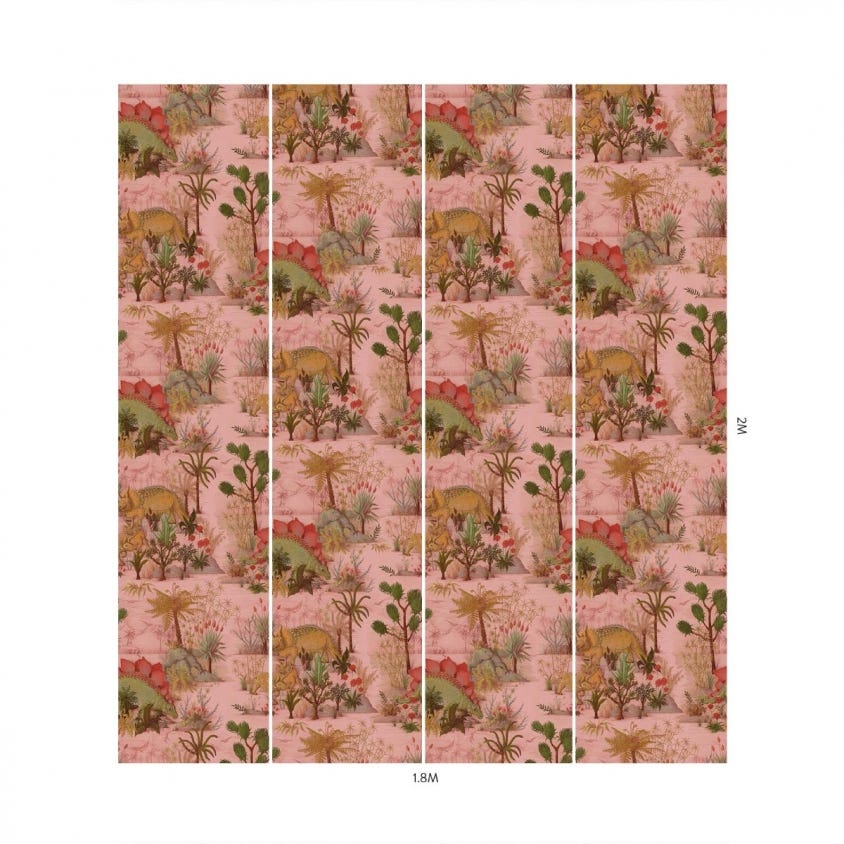 DINOSAURIA Wallpaper - Plaster - House of Hackney