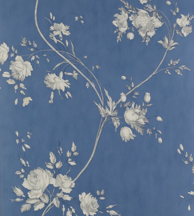 Darcy Wallpaper - Navy - Colefax & Fowler