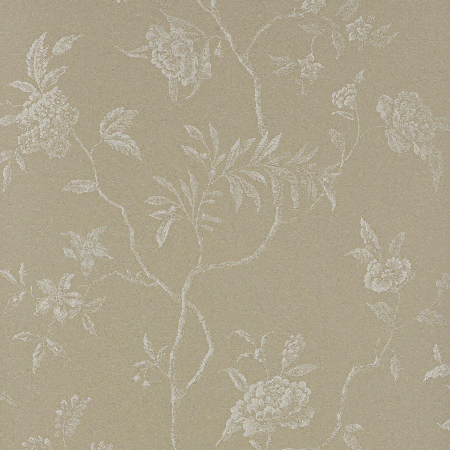Delancey Wallpaper - Silver - Colefax & Fowler