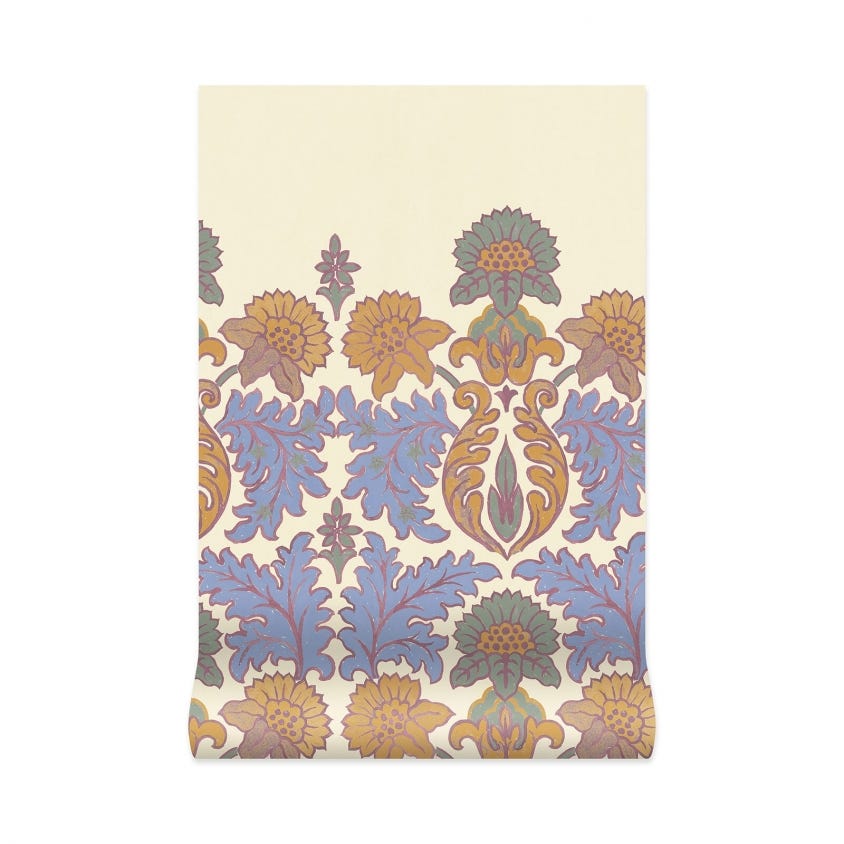 EMANIA CLIMBING WALLS Wallpaper - Azurite - House of Hackney