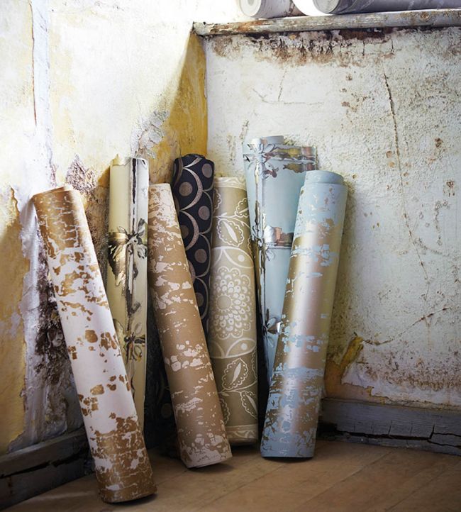 Eglomise Wallpaper - Pearl - HLEO110617 - Harlequin