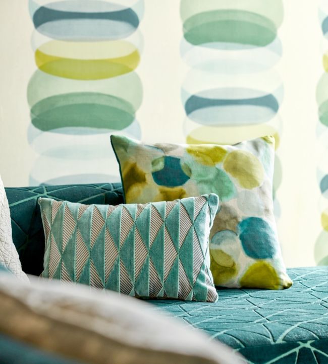 Elliptic Wallpaper - Emerald - HM6W112195 - Harlequin