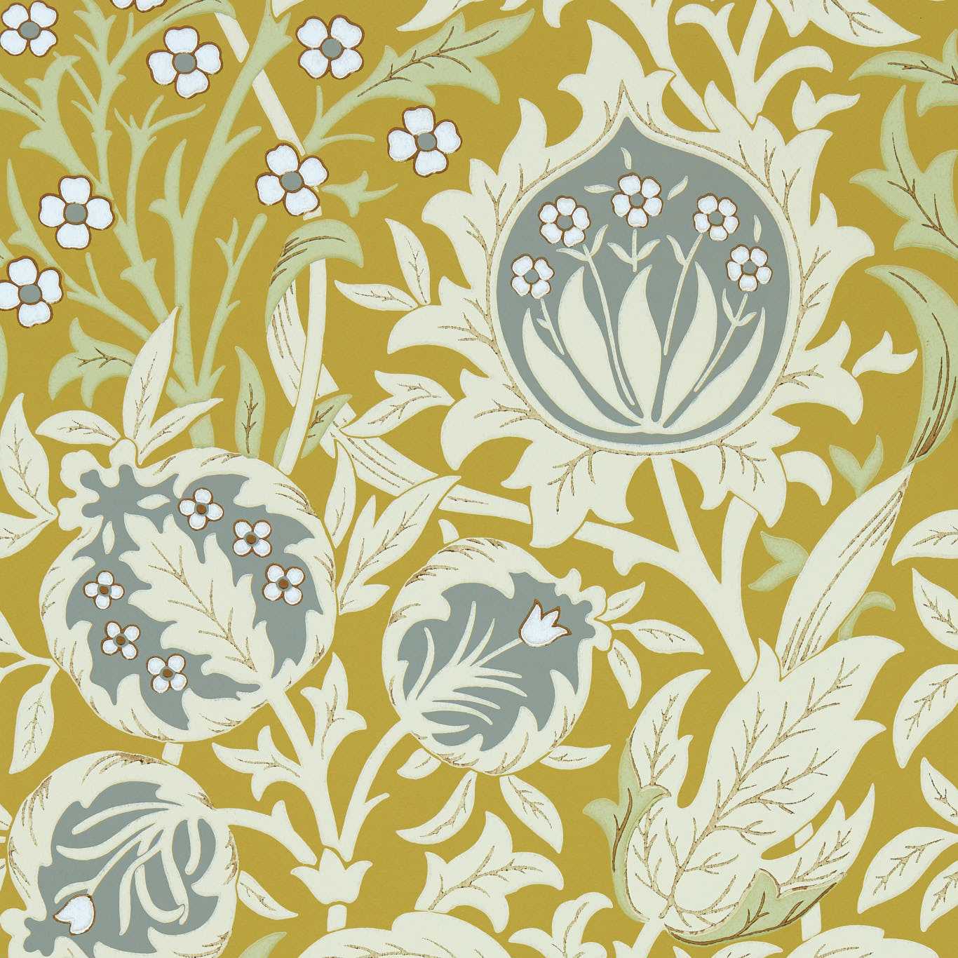 Elmcote Wallpaper - Sunflower - 217202 - Morris & Co