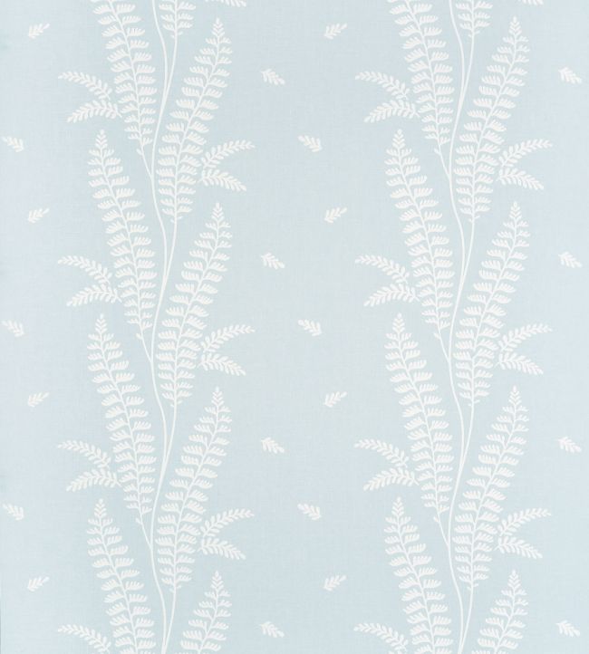Ensbury Fern Wallpaper - Soft Blue - AT57825 - Anna French