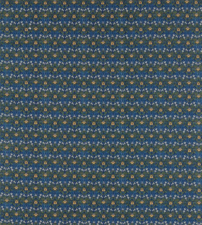 Eye Bright Fabric - Indigo - 226597 - Morris & Co