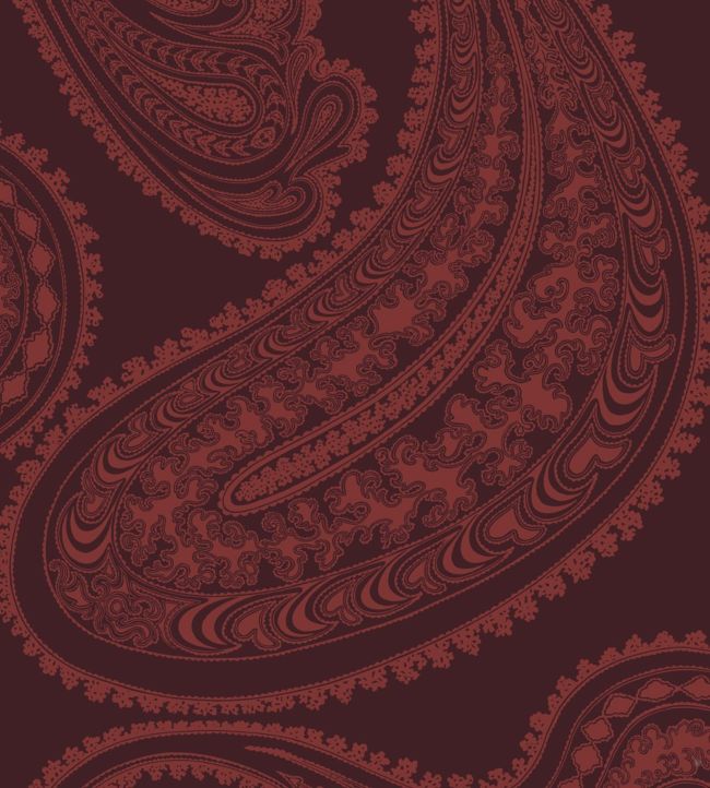 Rajapur Velvet Fabric - Red
