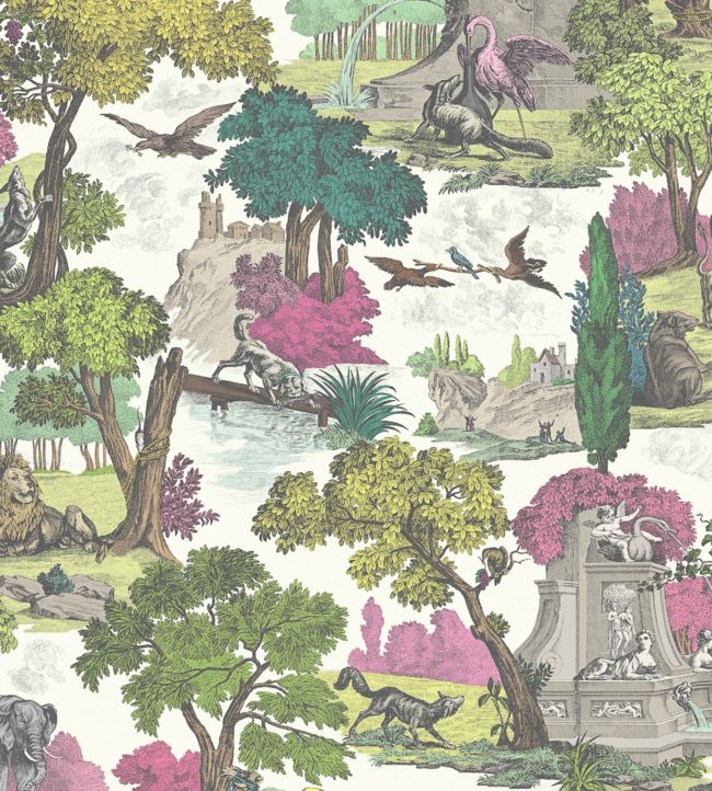 Versailles Grand Fabric - Multicolor - Cole & Son