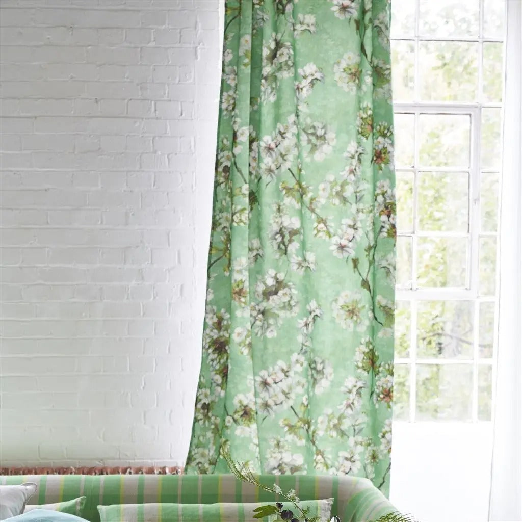 Fleur D Assam Emerald Room Fabric