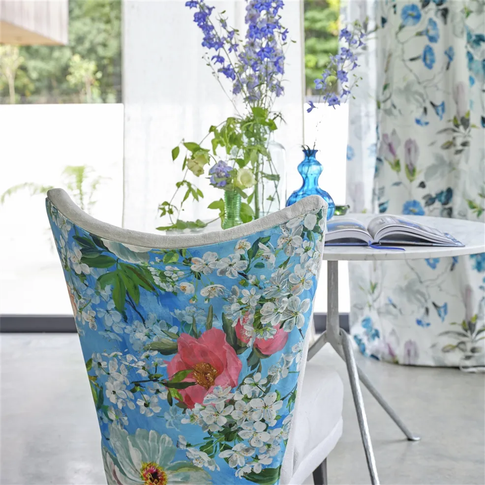 Peony Blossom Sky Room Fabric