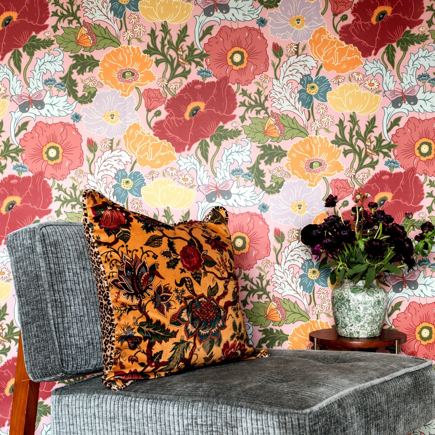 Fleur Wallpaper - Multicolor - Wear The Walls