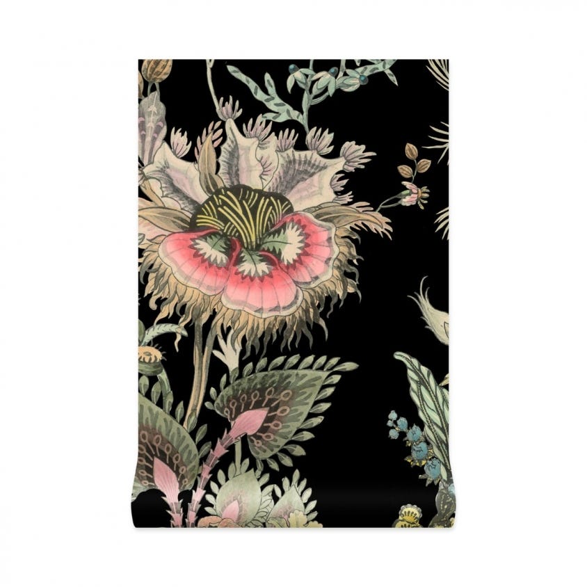 FLORA FANTASIA Wallpaper - Noir - House of Hackney