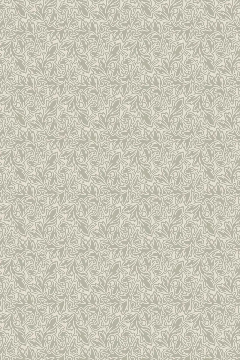 Feuille Wallpaper - Blue Gray - 4909
